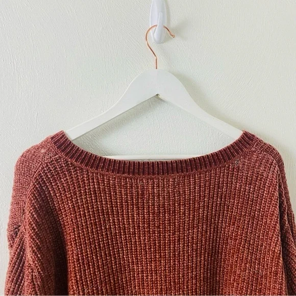 Ava Viv Pullover V-Neckline Soft & Cozy Knit Sweater. Rust Color Sz 4X - Picture 8 of 11